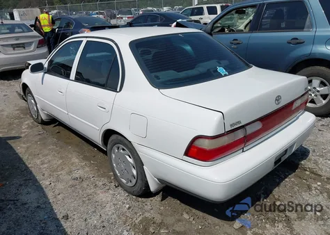 1996 Toyota Corolla Dx z USA, uszkodzony, nr VIN 2T1BB02E6TC159935